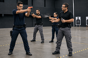 CURSO BÁSICO DE APERFEIÇOAMENTO EM ARMAS DE MENOR POTENCIAL OFENSIVO-I